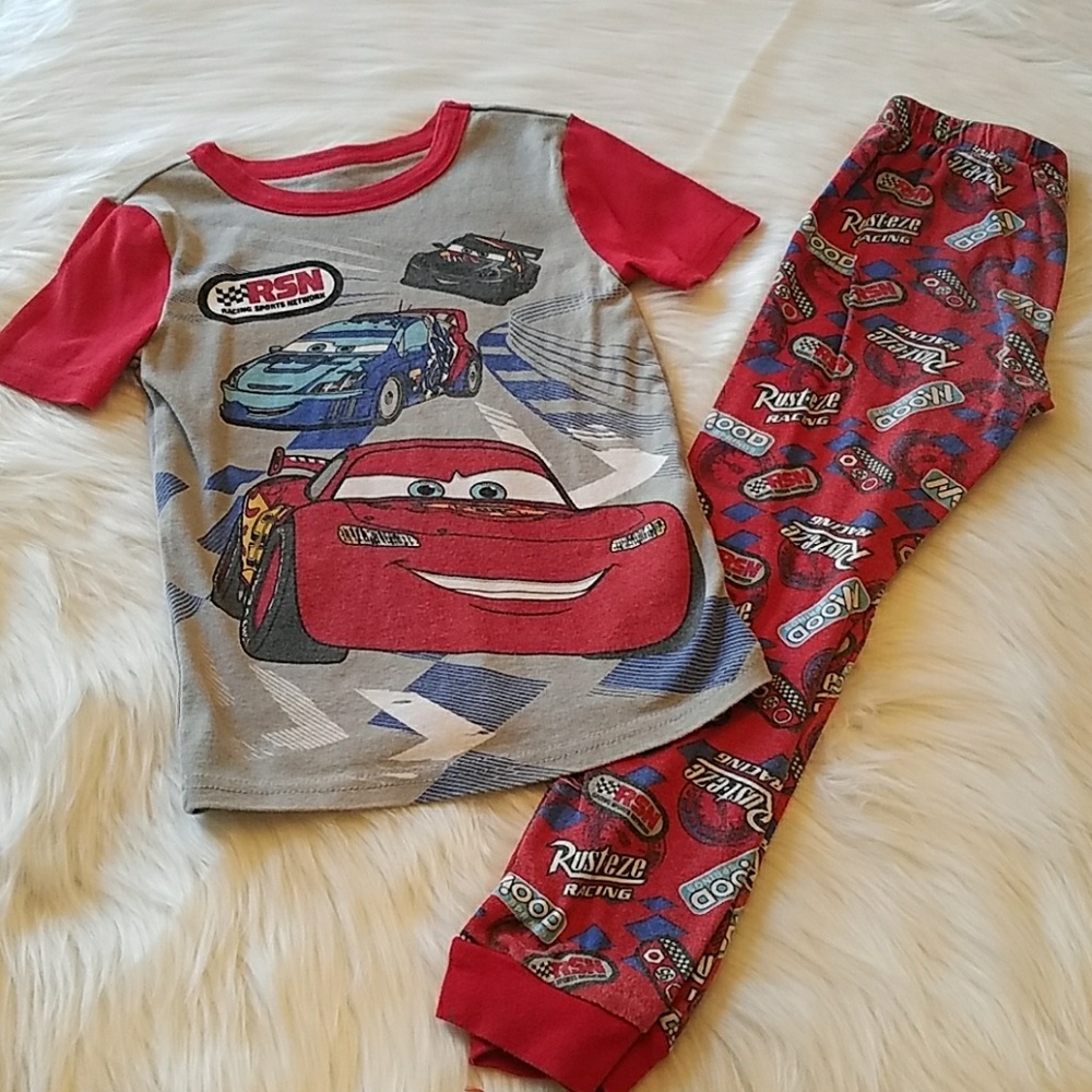 Disney Cars Lightning Mcqueen 2 piece pajamas